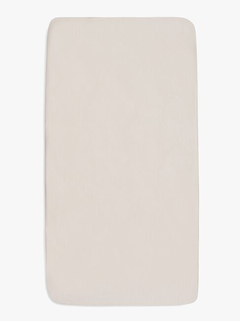 Jollein Spannbettlaken 2er-Pack 40x80, Oatmeal/Sand