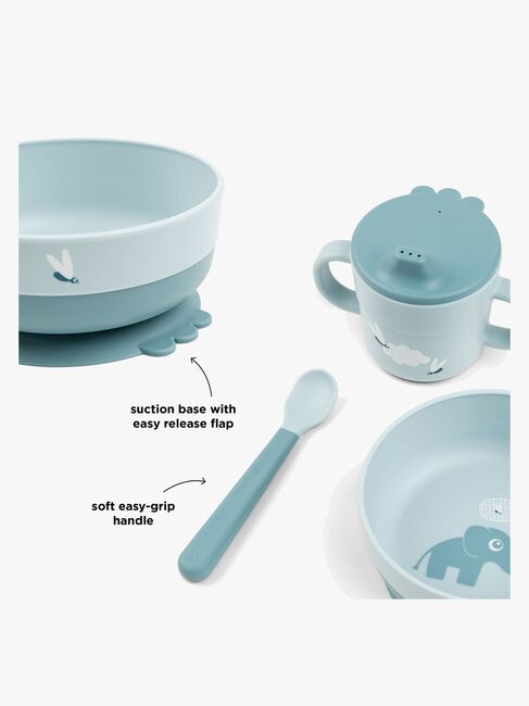 Done By Deer Foodie Geschirr-Set Elphee, Blue