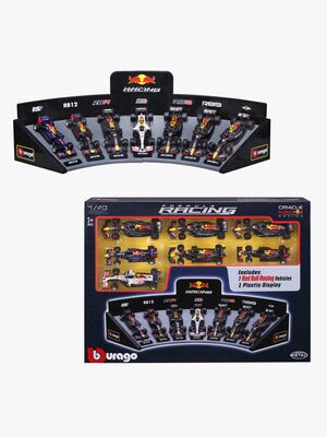 Bburago F1 Red Bull Deluxe Geschenkset mit Autos & Display 1:43