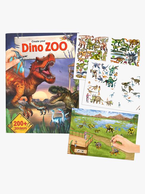 Dino World Stickerbuch Create Your Dino Zoo