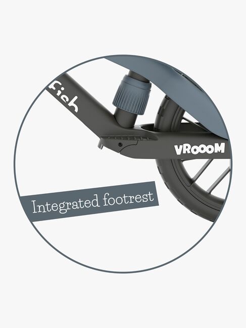 Chillafish BMXie Vroom Laufrad, Anthrazitgrau