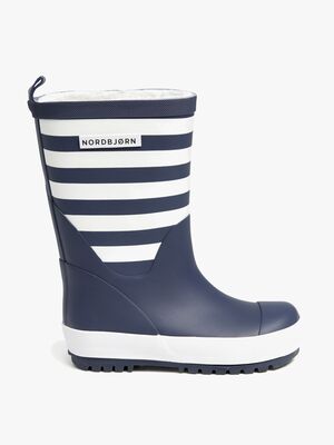 Nordbjørn Dunder Gefütterte Gummistiefel, Navy/White