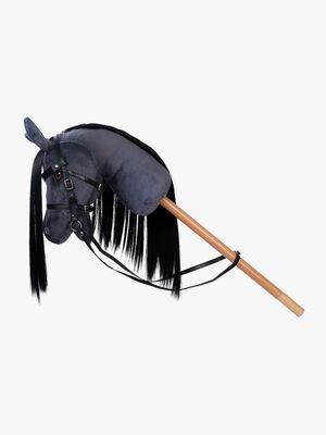 byASTRUP Steckenpferd Blaze, Grau/Schwarz