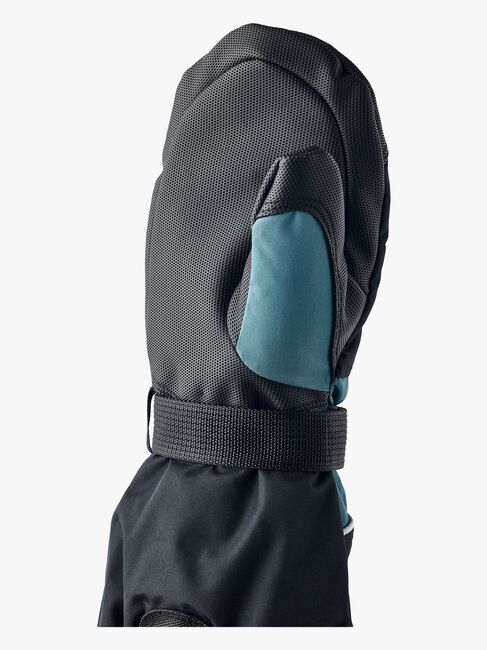 Hestra Kids Czone Fäustlinge, Black/Petrol