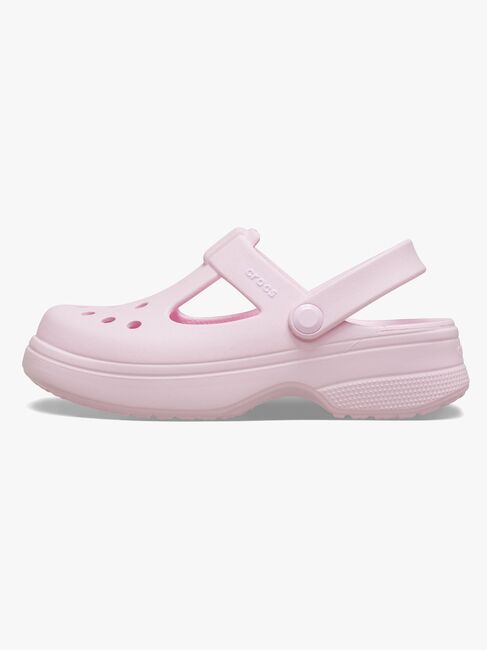 Crocs Classic Mary Jane Sandalen, Pink Milk