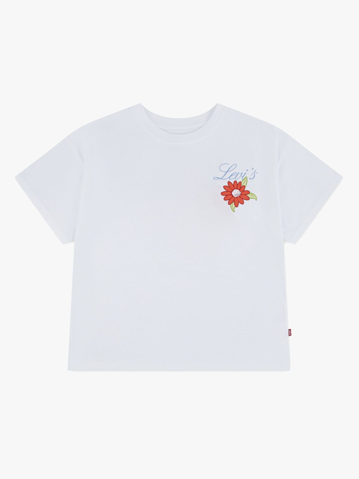 Levi's LVG Floral Oversized T-Shirt, Bright White