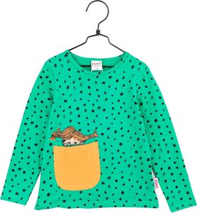 Pippi Langstrumpf Speckle Pullover, Grün