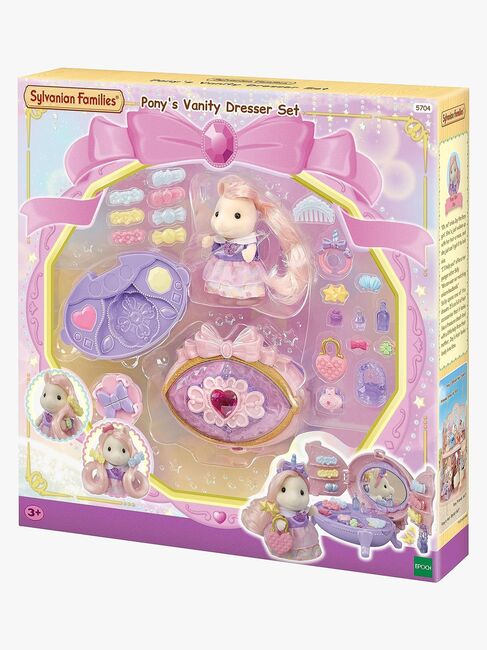 Sylvanian Families Puppenhauszubehör Schminkkommode mit Figur