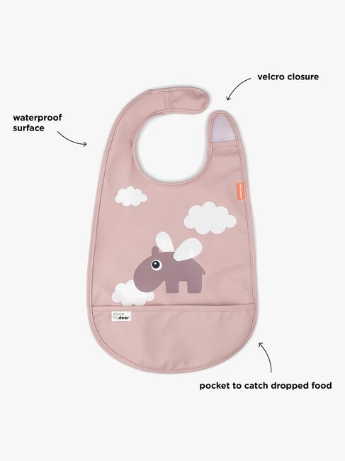 Done By Deer Happy Clouds Lätzchen, Powder