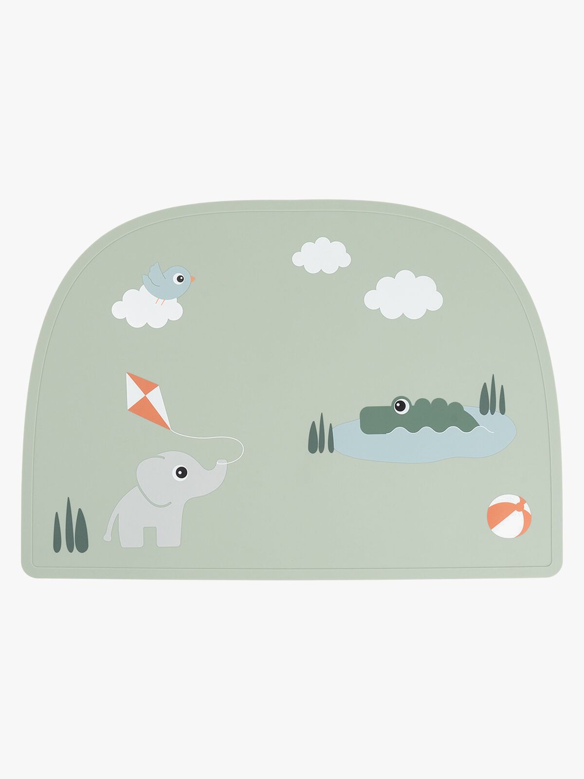 Done By Deer Playgorund Tischset Silikon, Green