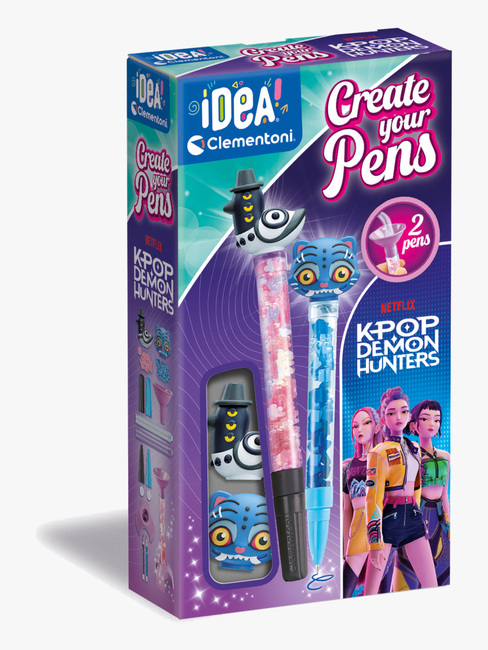 Clementoni Idea! K-Pop Demon Hunters Create Your Pens Stifte Sussy & Derpy 8010KPDH-54-2540_3a.jpg