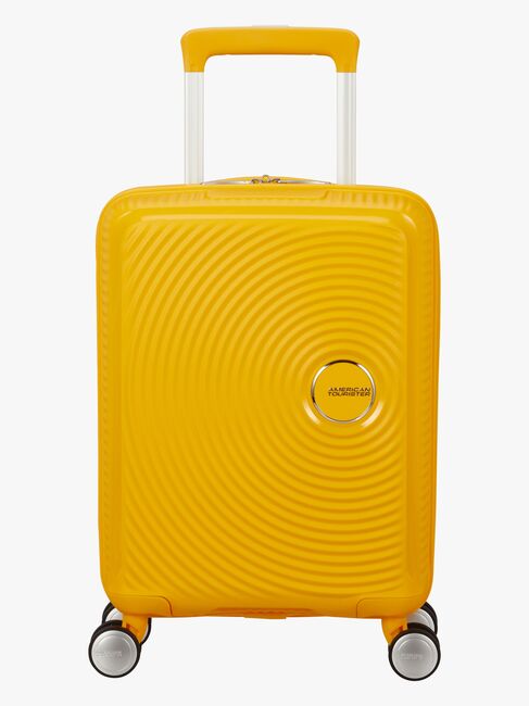 American Tourister Soundbox Mini Koffer 22L, Golden Yellow