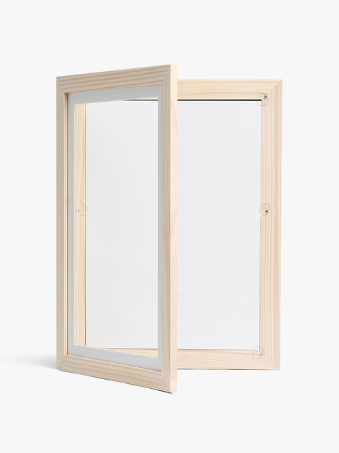 Minitude OLIVER Klapp-Rahmen A3, 100 Blatt, White Wash