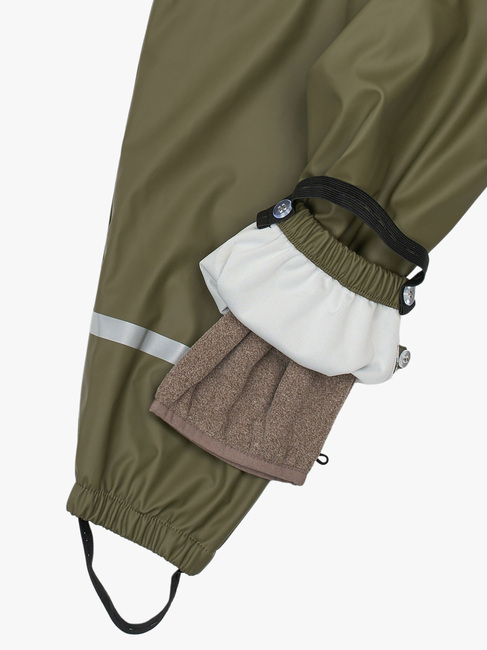 Mikk-Line Gefüttertes Regenset Mit Hosenträgern, Dusty Olive 33183-DustyOlive-4548_4g.jpg