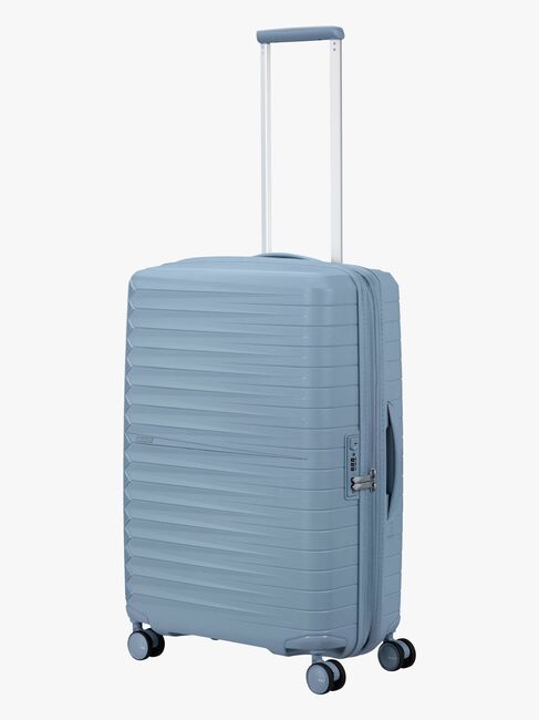 American Tourister FastForward Spinner Koffer 67-77L, Steel Blue