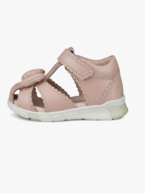 Ecco Mini Stride Sandalen, Rose Dust/Spray Metallic