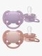Philips Avent Ultra Soft Schnuller 6–18m 2er-Pack, Lila/Pink
