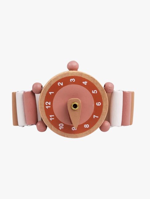 Egmont Toys Holzuhr, Rosa