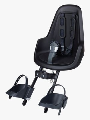 BoBike ONE Mini Front Mount Fahrradsitz, Urban Black