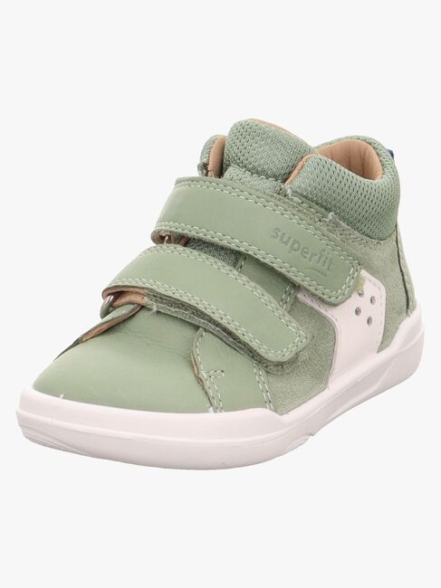 Superfit Superfree Barefoot Sneaker, Light Green/White