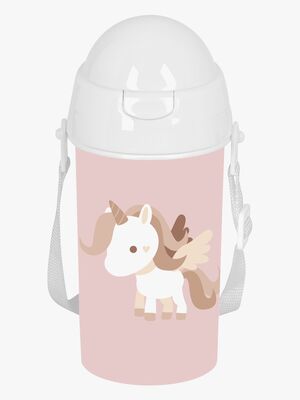 Unicorn Trinkflasche 500ml, Dusty Pink