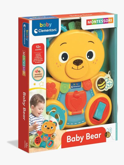 Clementoni Baby Montessori Aktivitätsspielzeug Bär