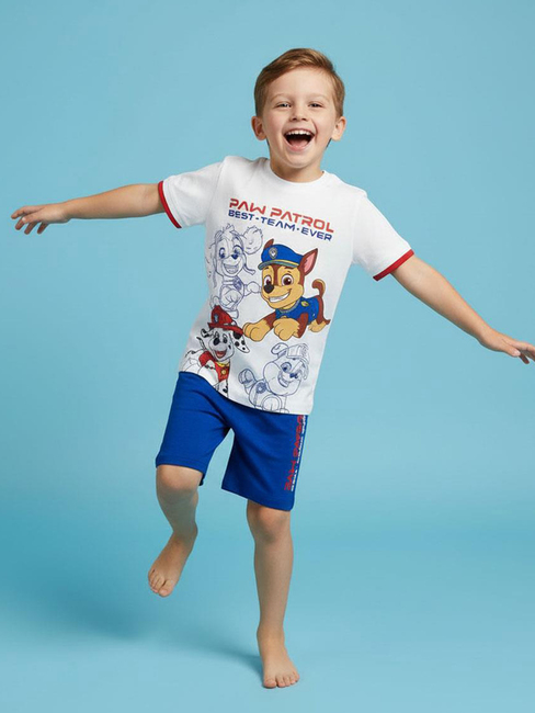 Paw Patrol T-Shirt Und Shorts Set, Weiß