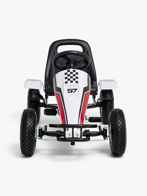 Alex's Garage Pedal-Go-Kart, Weiß