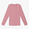 Hyperfied Jersey Logo Long Sleeve Top, Blush