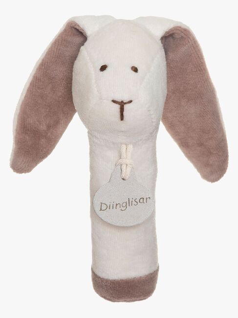 Teddykompaniet Diinglisar  Kaninchen Rassel, White