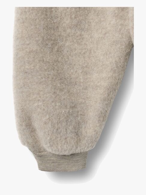 Wheat Kinnie Wollfilz-Hose Merinowolle, Khaki Melange