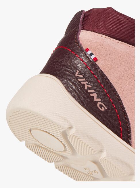 Viking Molde Barefoot Mid TEX 2V Sneaker, Light Pink