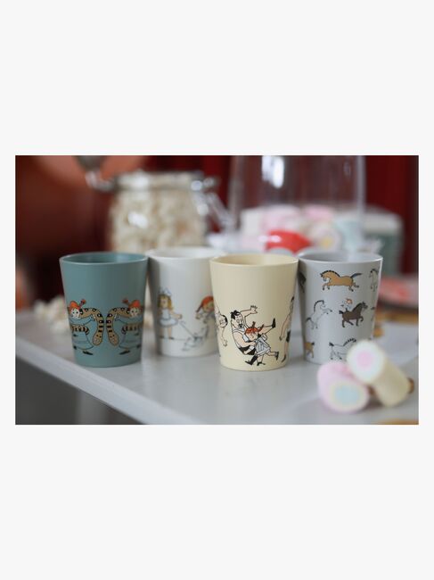 Pippi Langstrumpf  Zirkus Sammelbecher 4er-Pack