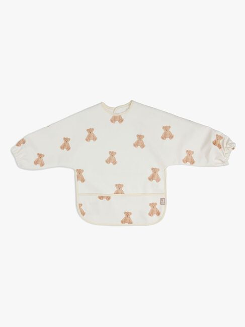 Jollein Wasserdichtes Lätzchen mit Ärmeln, Teddy Bear