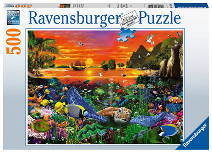 Ravensburger Puzzle Schildkröten im Riff 500 Teile