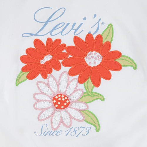 Levi's LVG Bubble Hem LS Knit Shirt, Bright White