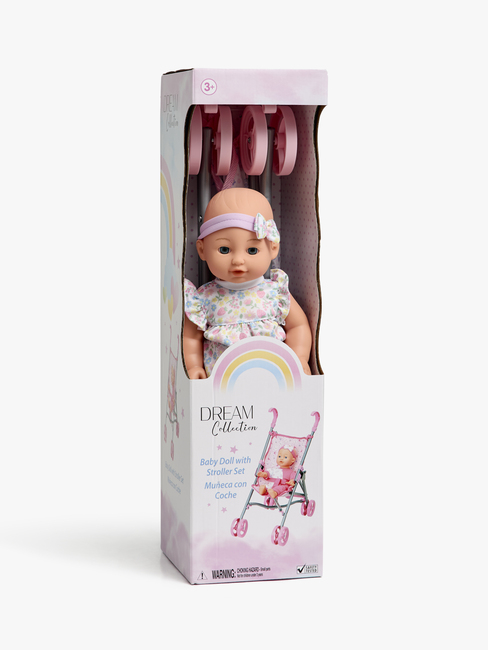 Cloudberry Castle Puppe mit Buggy, 30 cm 25129-2746_3d.jpg