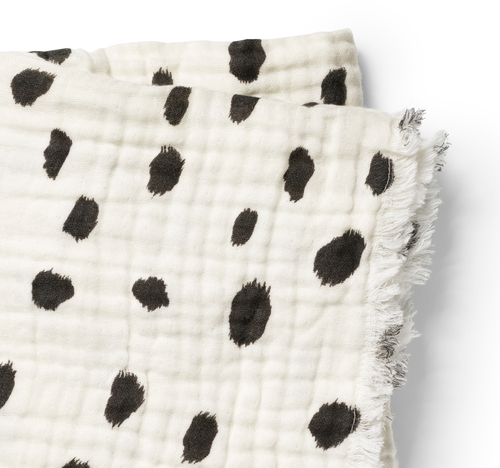 Elodie Soft Cotton Decke, Dalmatian Dots