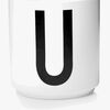 Design Letters Becher Keramik U, Weiß