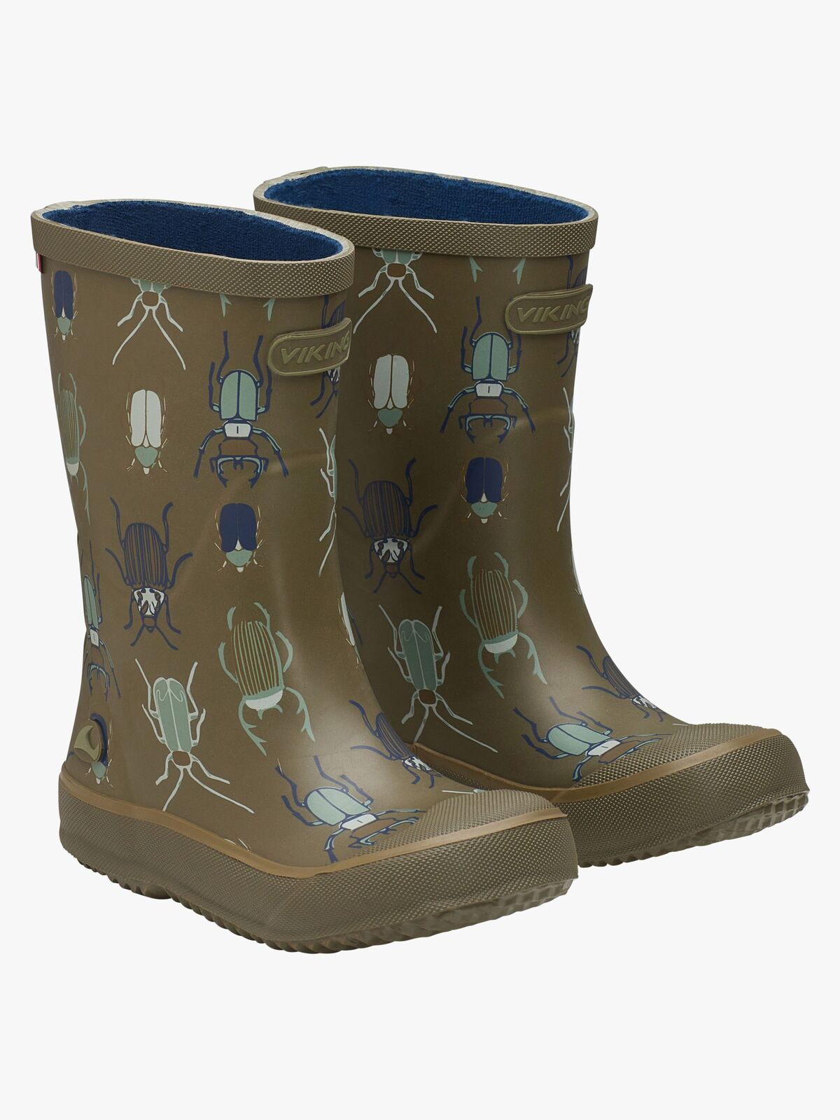 Viking Indie Print Gummistiefel, Khaki/Linen