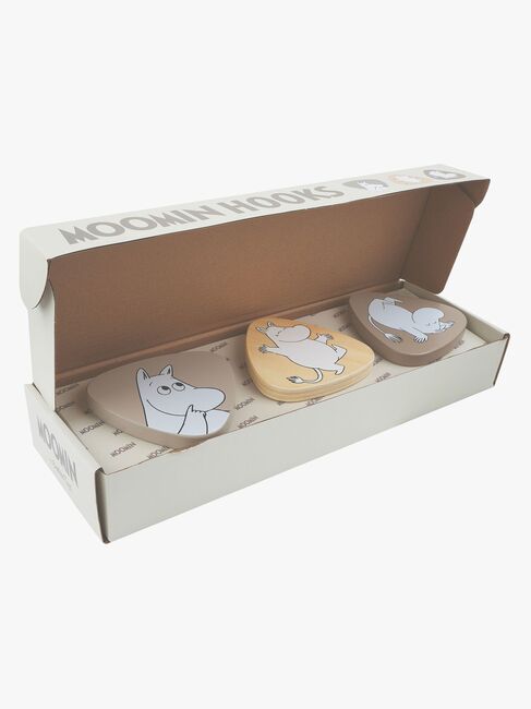 Mumin Haken 3er-Pack, Mehrfarbig