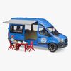 Bruder MB Sprinter Camper mit Zubehörteile