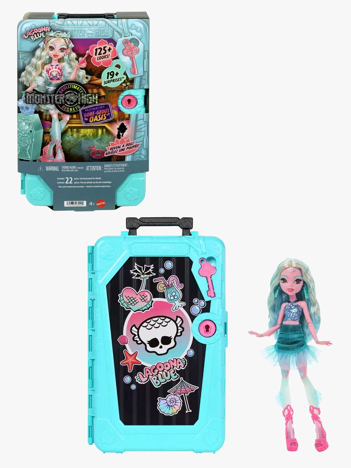 Monster High Skulltimate Secrets Spielset Lagoona Blue S7