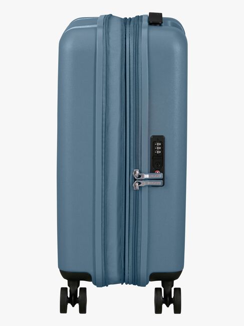 American Tourister Dynabelt Spinner Reisekoffer 36L, Rainstorm Blue