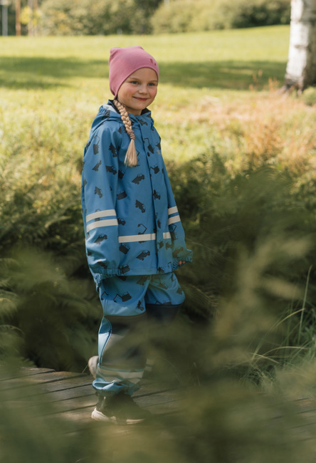 Lindberg Vattholma Regenset, Blau/Schwarz