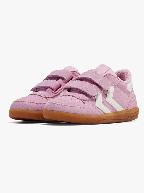 Hummel Victory Suede II Infant Sneaker, Roseate Spoonbill