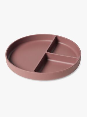 nuuroo Mingo Unterteilter Teller Silikon, Mahogany