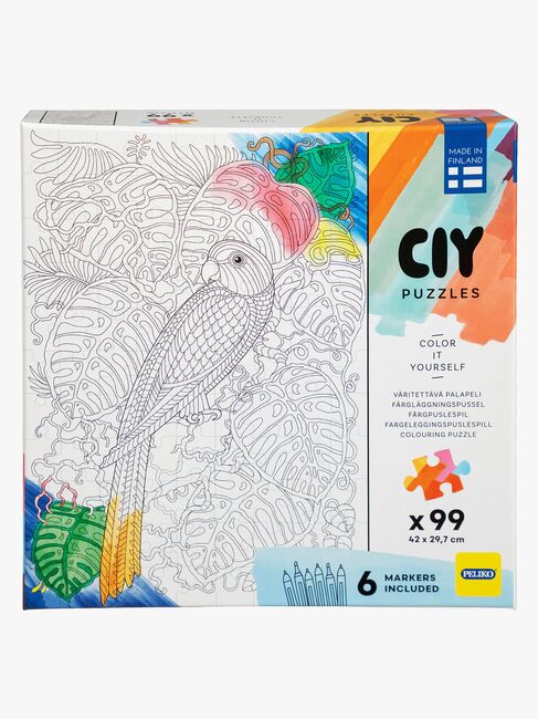 Peliko CIY Puzzle mit Filzstiften 99 Teile Gemischte Auswahl