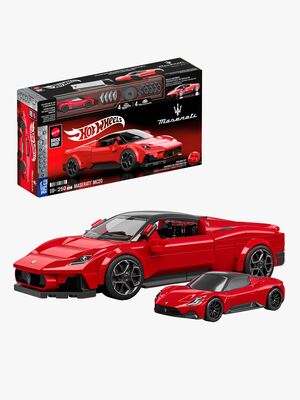 Mattel Brick Shop Hot Wheels Speed Series Bausatz Maserati MC20 250 Teile