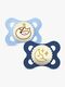 MAM Orginal Night Schnuller Silikon 2er-Pack 0-6m, Blau